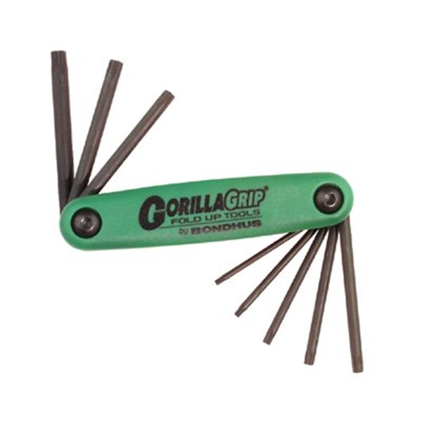 Bondhus Bondhus 116-12632 T6-T25 Gorilla Grip Foldup Torx Tool Set 116-12632 - main